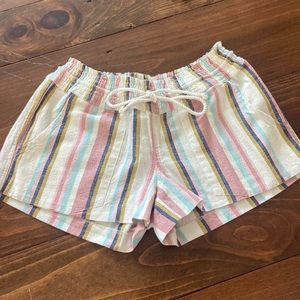ROXY striped beach shorts